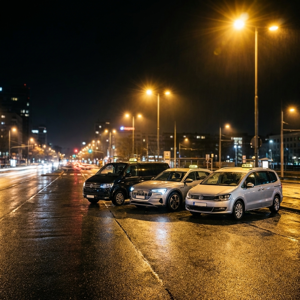 Fanko Taxi Fleet on Street